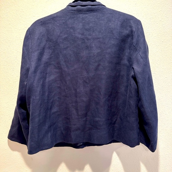 NWOT Carol Little Asymetrical Linen Jacket, XL - Picture 3 of 5